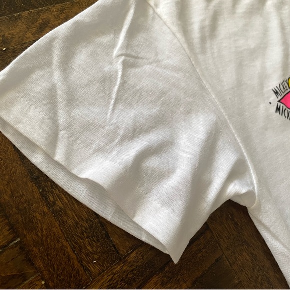 80s MINNIE & MICKEY SINGLE STITCH T-SHIRT - Picture 6 of 6